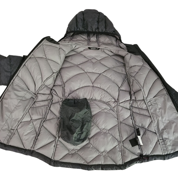 PARADOX packable quilted hooded puffer jacket grey small - Picture 7 of 16